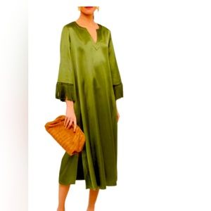 Tuckernuck Green Fringe Dress